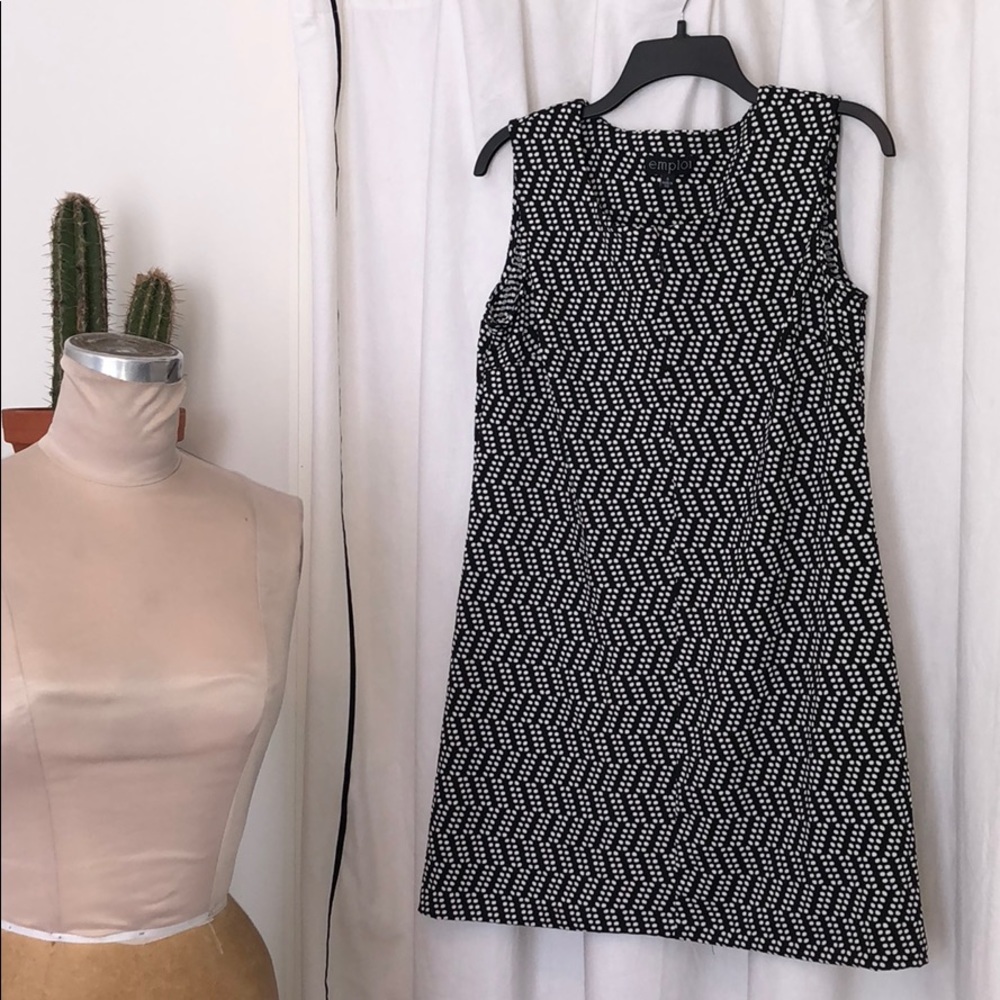 emploi New York Black and White Geo Dress ✨New✨